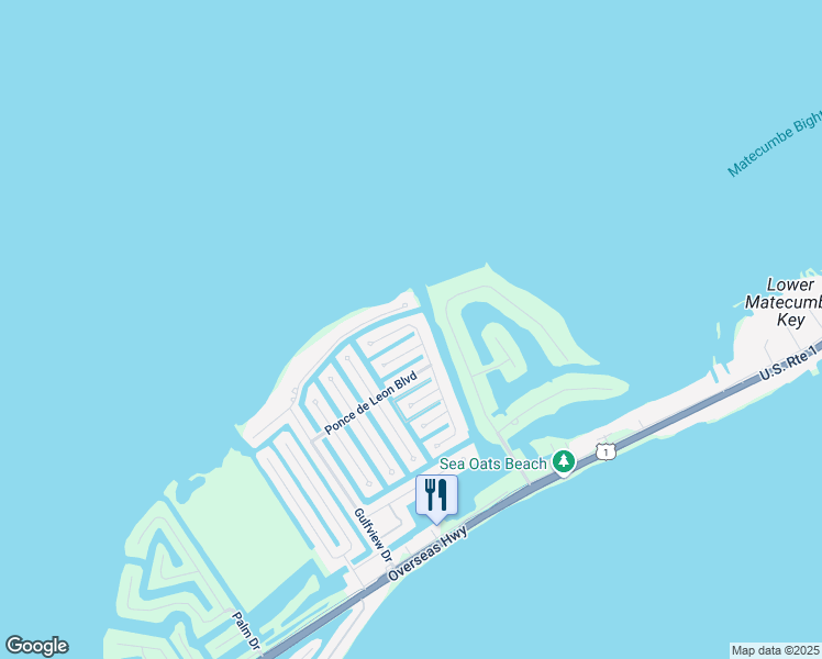 map of restaurants, bars, coffee shops, grocery stores, and more near 113-117 Buena Vista Court in Islamorada