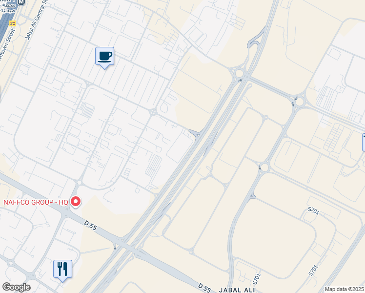 map of restaurants, bars, coffee shops, grocery stores, and more near in Dubai