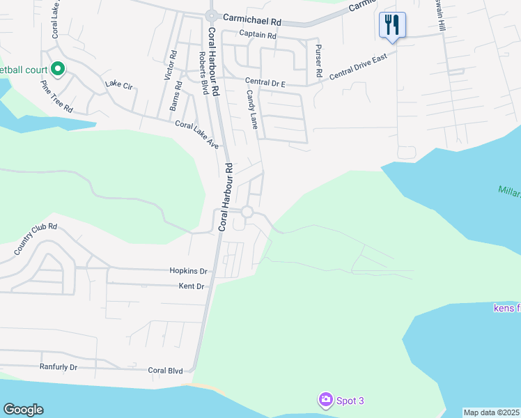 map of restaurants, bars, coffee shops, grocery stores, and more near in Nassau