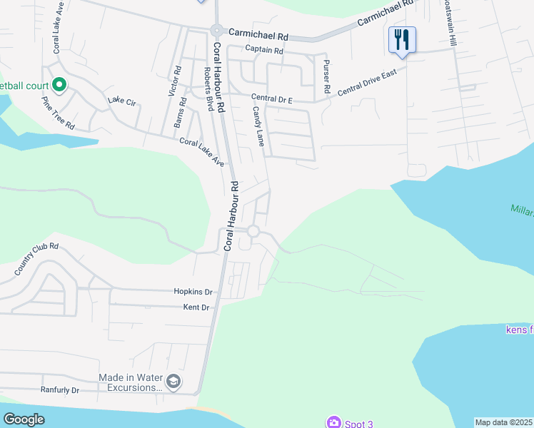 map of restaurants, bars, coffee shops, grocery stores, and more near in Nassau