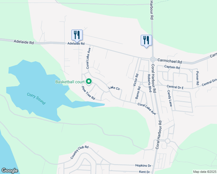 map of restaurants, bars, coffee shops, grocery stores, and more near in Nassau