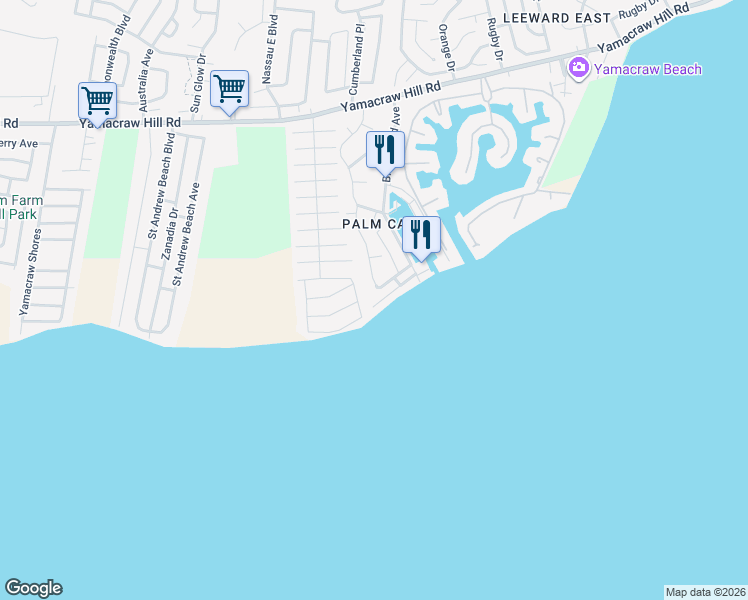 map of restaurants, bars, coffee shops, grocery stores, and more near in 