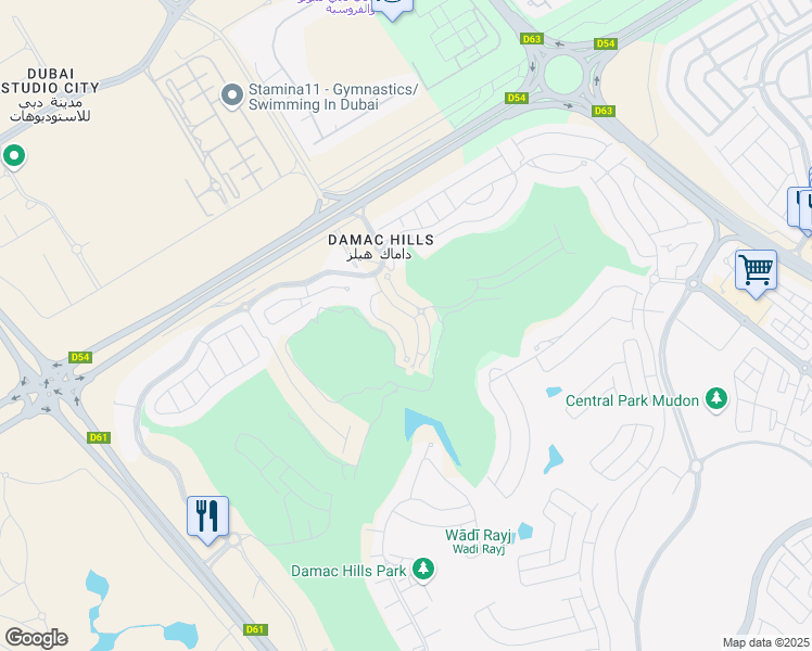 map of restaurants, bars, coffee shops, grocery stores, and more near in Dubai