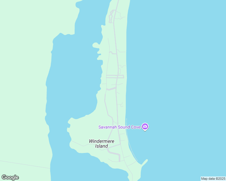 map of restaurants, bars, coffee shops, grocery stores, and more near in Savannah Sound