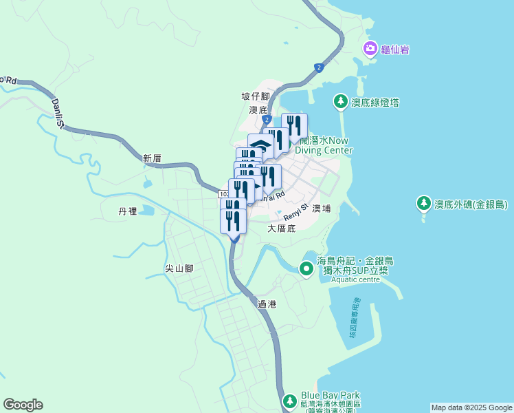 map of restaurants, bars, coffee shops, grocery stores, and more near in 