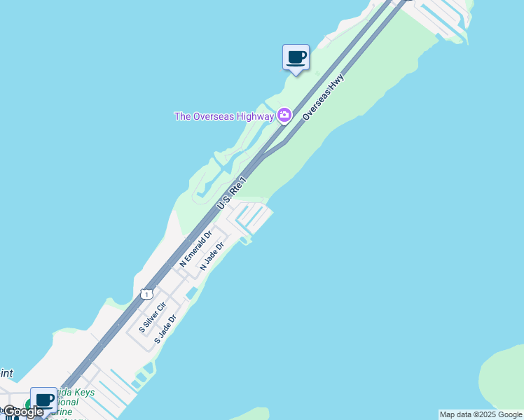 map of restaurants, bars, coffee shops, grocery stores, and more near 215 Humpty Dumpty Drive in Key Largo