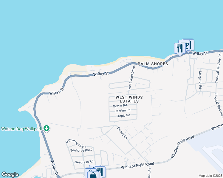 map of restaurants, bars, coffee shops, grocery stores, and more near in 