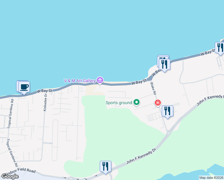 map of restaurants, bars, coffee shops, grocery stores, and more near in 