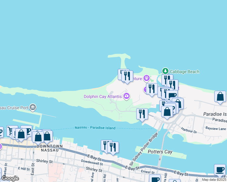 map of restaurants, bars, coffee shops, grocery stores, and more near in 