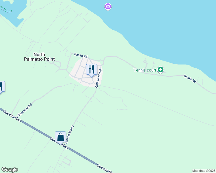 map of restaurants, bars, coffee shops, grocery stores, and more near in North Palmetto Point
