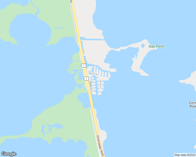 map of restaurants, bars, coffee shops, grocery stores, and more near 350 Hazel Street in Key Largo