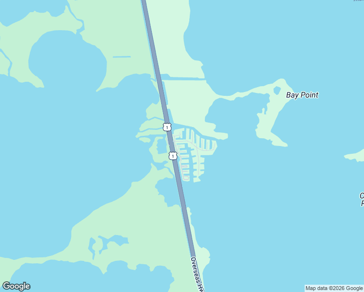 map of restaurants, bars, coffee shops, grocery stores, and more near S Dixie Hwy in Key Largo
