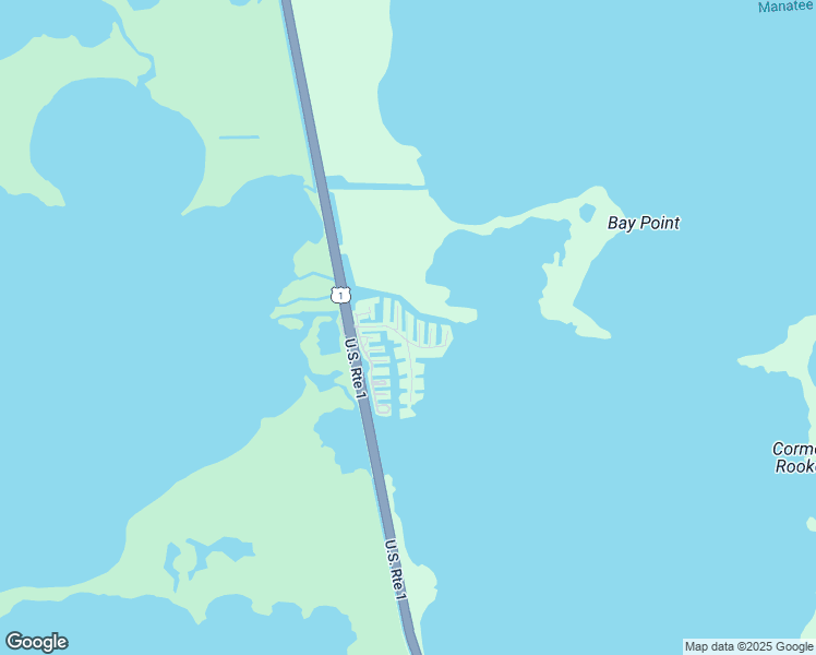 map of restaurants, bars, coffee shops, grocery stores, and more near 300 Morris Avenue in Key Largo