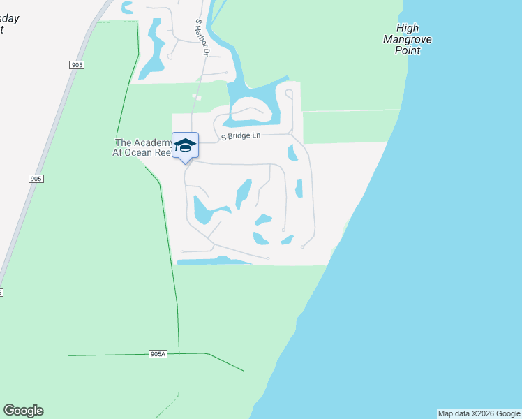 map of restaurants, bars, coffee shops, grocery stores, and more near 9 Bayberry Lane in Key Largo