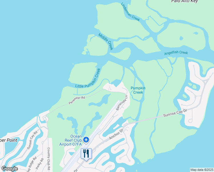 map of restaurants, bars, coffee shops, grocery stores, and more near 3 Harbour House in Key Largo