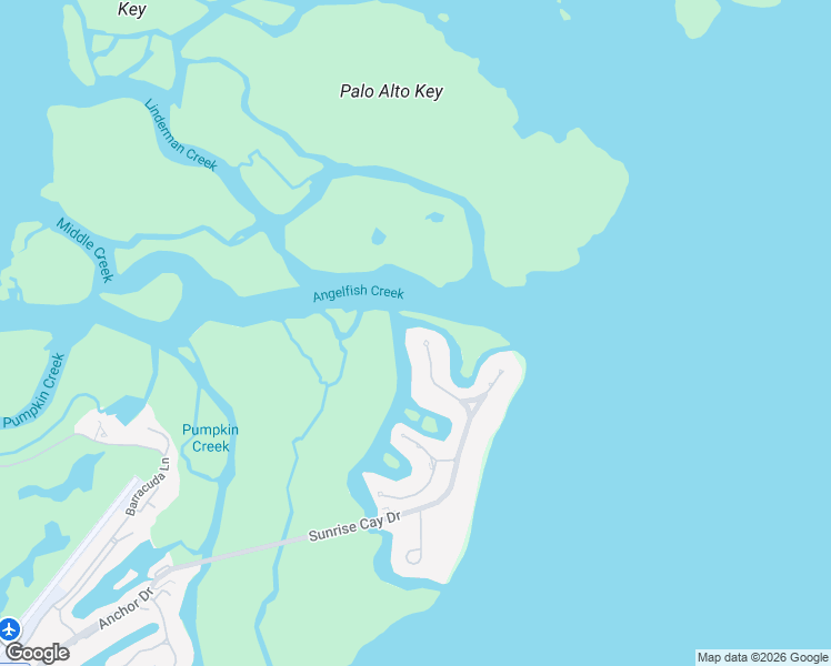 map of restaurants, bars, coffee shops, grocery stores, and more near 32 Cardinal Lane in Key Largo