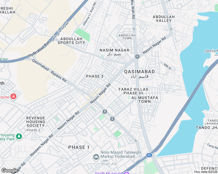 map of restaurants, bars, coffee shops, grocery stores, and more near Nasim Nagar Road in Hyderabad