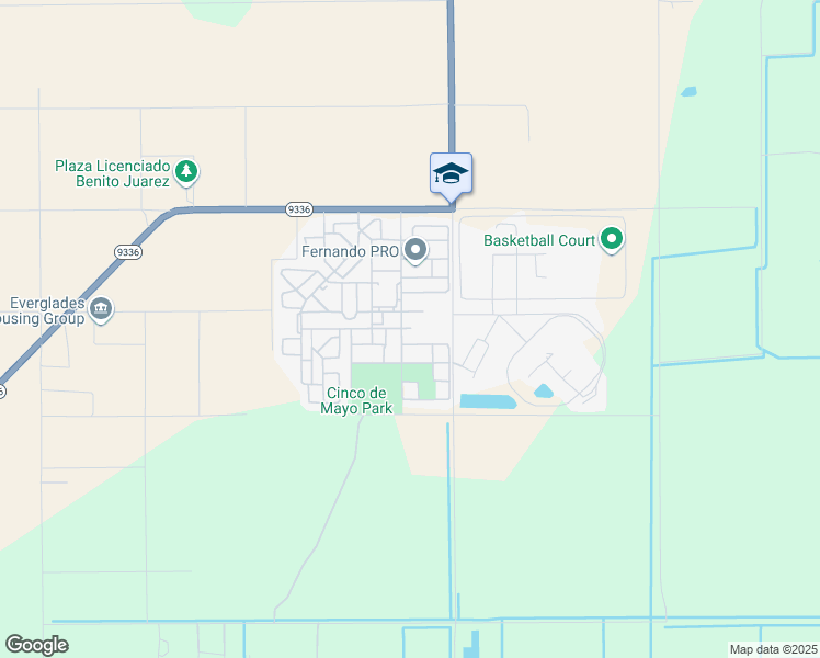 map of restaurants, bars, coffee shops, grocery stores, and more near 38000 Southwest 193rd Avenue in Homestead