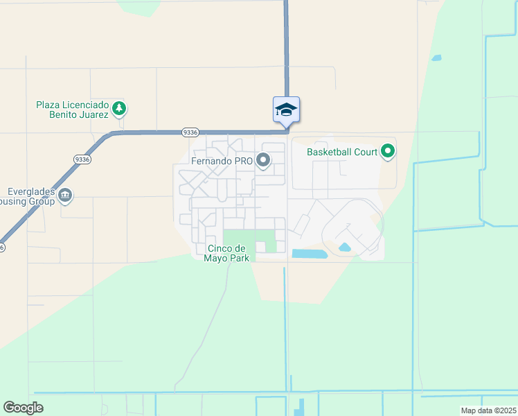 map of restaurants, bars, coffee shops, grocery stores, and more near 38000 Southwest 193rd Avenue in Homestead