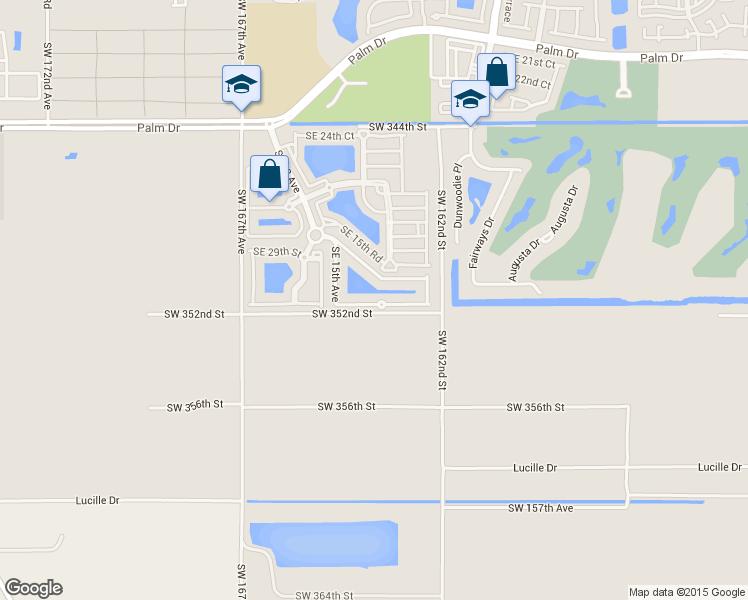 map of restaurants, bars, coffee shops, grocery stores, and more near 1539 Southeast 31st Court in Homestead