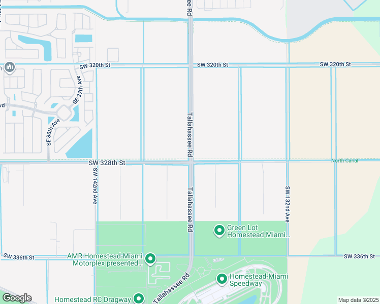 map of restaurants, bars, coffee shops, grocery stores, and more near Southwest 137th Avenue in Homestead