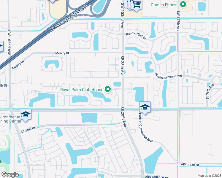 map of restaurants, bars, coffee shops, grocery stores, and more near 505 Southeast 26th Drive in Homestead