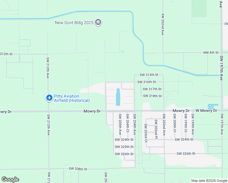 map of restaurants, bars, coffee shops, grocery stores, and more near 20573 Southwest 318th Street in Homestead