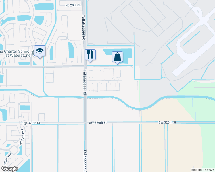 map of restaurants, bars, coffee shops, grocery stores, and more near 13418 Southwest 314th Street in Homestead