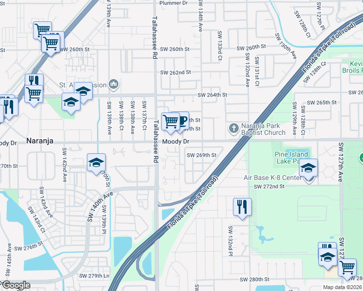 map of restaurants, bars, coffee shops, grocery stores, and more near in Princeton