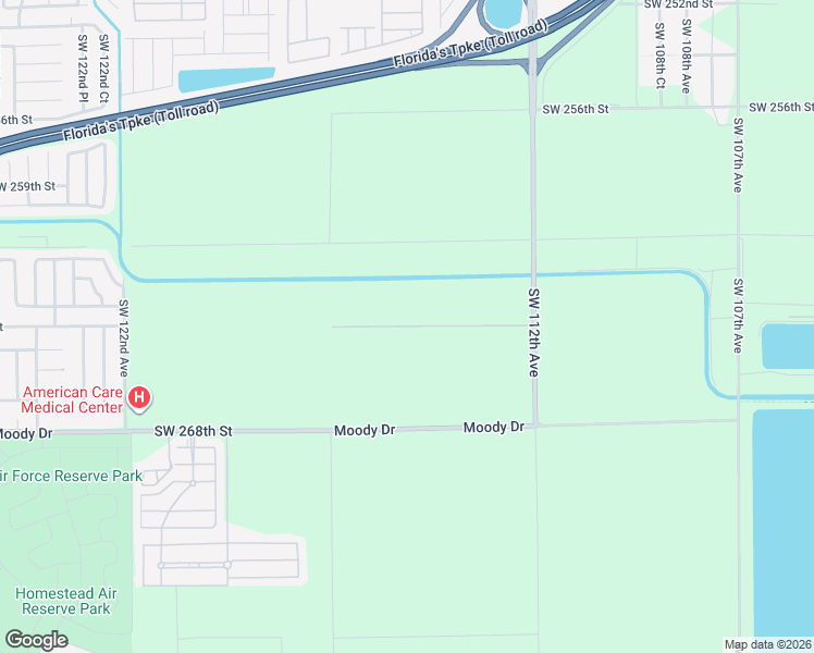 map of restaurants, bars, coffee shops, grocery stores, and more near 11509 Southwest 264th Street in Homestead