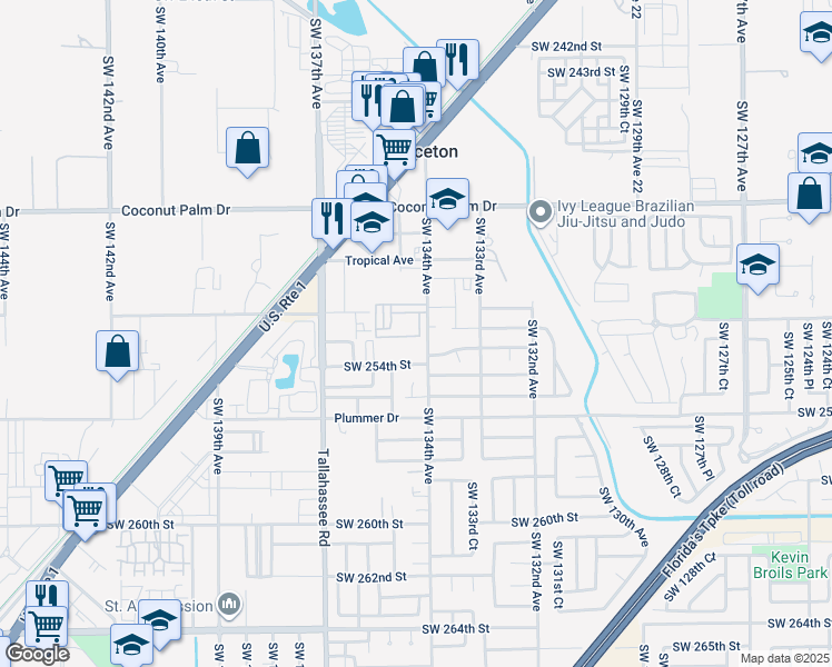 map of restaurants, bars, coffee shops, grocery stores, and more near 25331 Bayview Street in Princeton