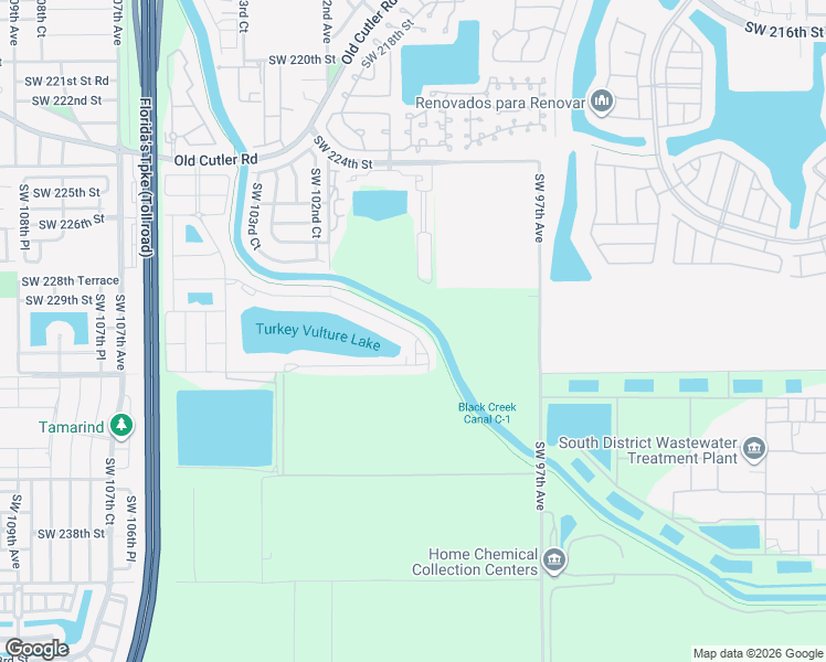 map of restaurants, bars, coffee shops, grocery stores, and more near Unnamed Road in Miami-Dade