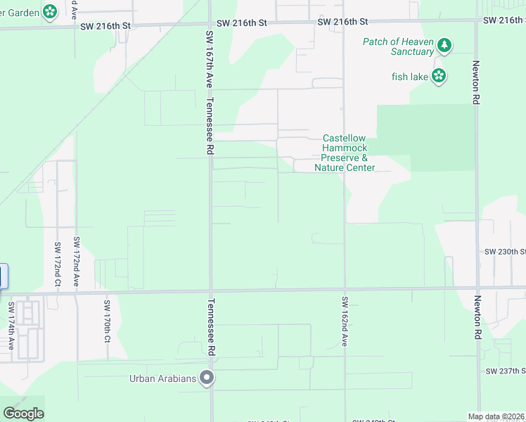 map of restaurants, bars, coffee shops, grocery stores, and more near 16405 Southwest 228th Street in Miami