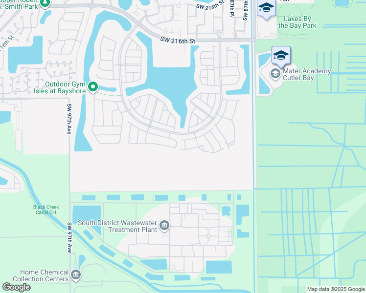 map of restaurants, bars, coffee shops, grocery stores, and more near 9013 Southwest 227th Lane in Cutler Bay