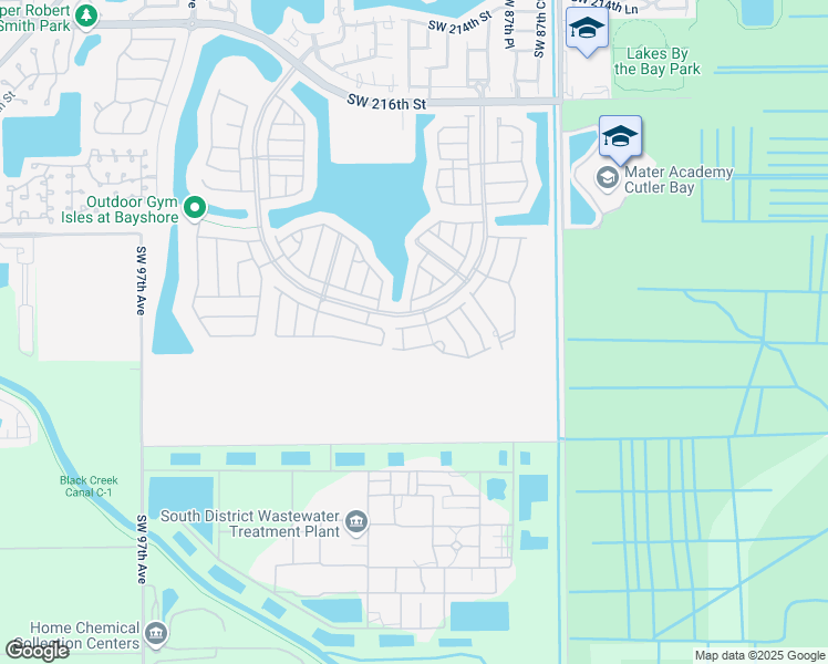 map of restaurants, bars, coffee shops, grocery stores, and more near 8931 Southwest 228th Lane in Miami