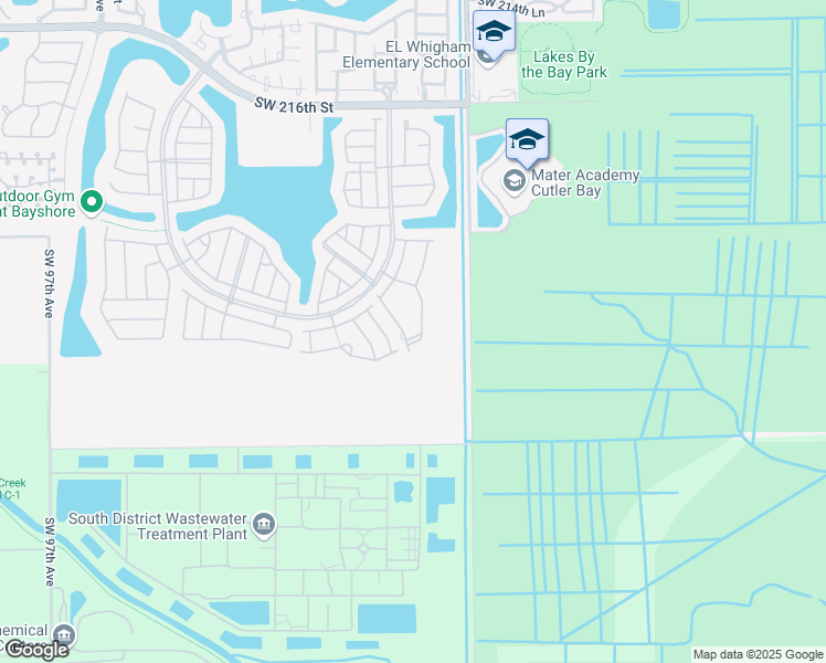 map of restaurants, bars, coffee shops, grocery stores, and more near 22881 Southwest 88th Place in Cutler Bay