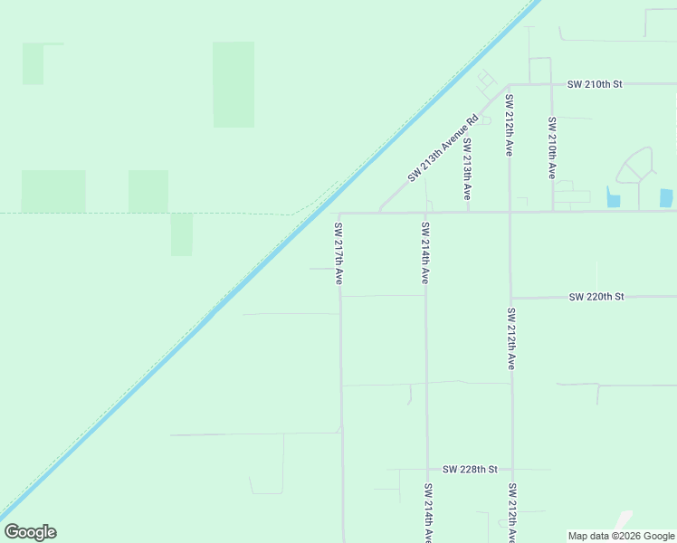 map of restaurants, bars, coffee shops, grocery stores, and more near 21950 Southwest 217th Avenue in Miami
