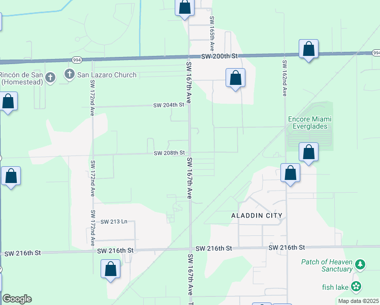 map of restaurants, bars, coffee shops, grocery stores, and more near 10270 Southwest 208th Street in Miami