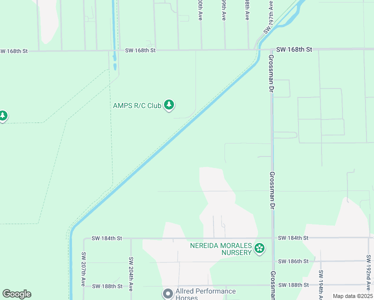 map of restaurants, bars, coffee shops, grocery stores, and more near 20051 Southwest 180th Street in Miami