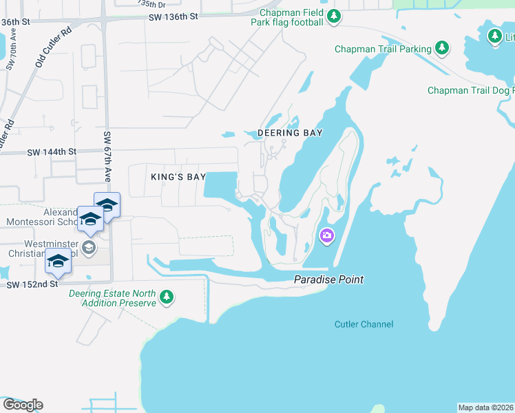 map of restaurants, bars, coffee shops, grocery stores, and more near 6205 Dolphin Drive in Palmetto Bay