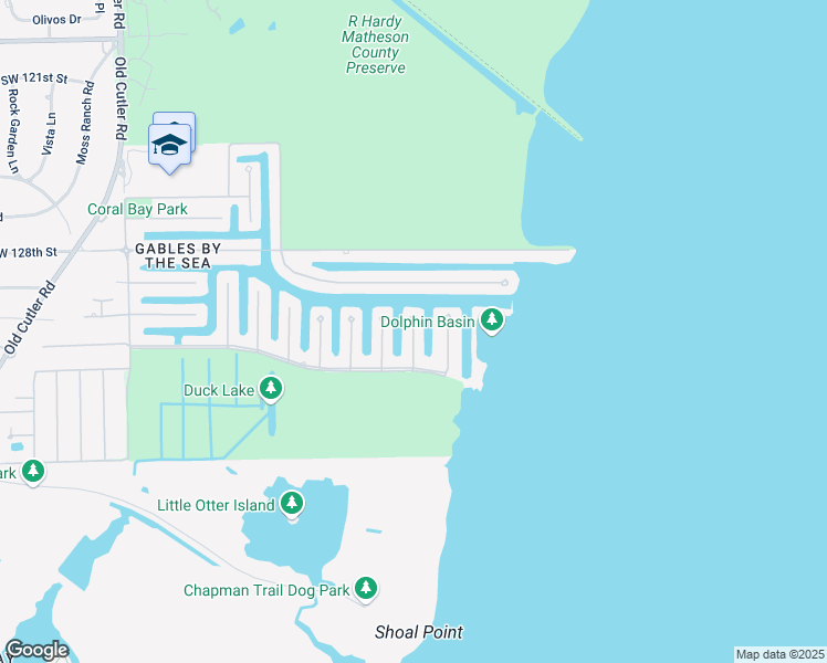 map of restaurants, bars, coffee shops, grocery stores, and more near 13017 San Jose Street in Coral Gables