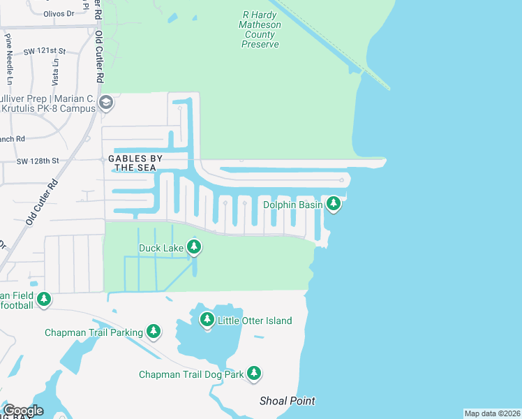 map of restaurants, bars, coffee shops, grocery stores, and more near 13010 Zambrana Street in Coral Gables