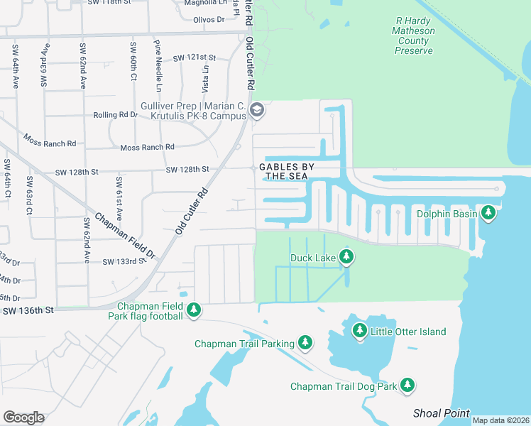 map of restaurants, bars, coffee shops, grocery stores, and more near 1540 Tagus Avenue in Coral Gables