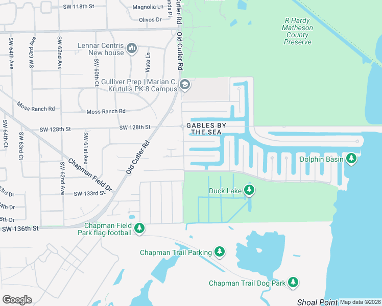 map of restaurants, bars, coffee shops, grocery stores, and more near 1540 Tagus Avenue in Coral Gables