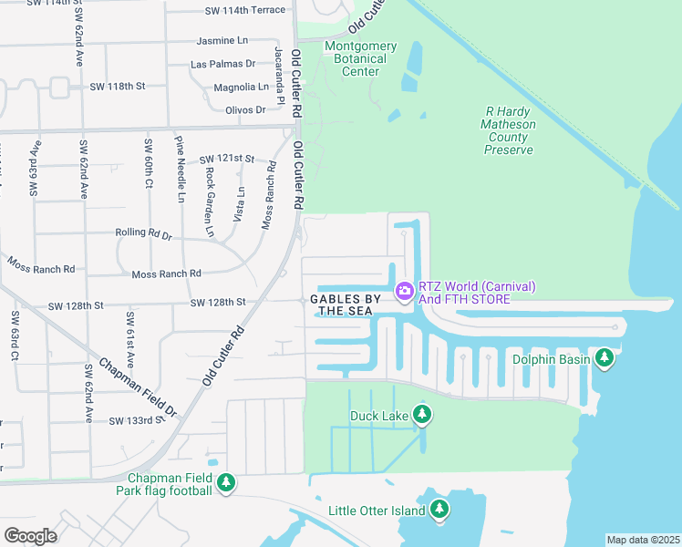 map of restaurants, bars, coffee shops, grocery stores, and more near 1420 Campamento Avenue in Coral Gables