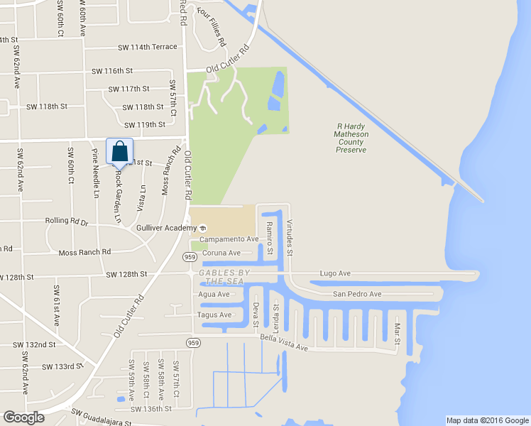 map of restaurants, bars, coffee shops, grocery stores, and more near 1210 Cartagena Avenue in Coral Gables