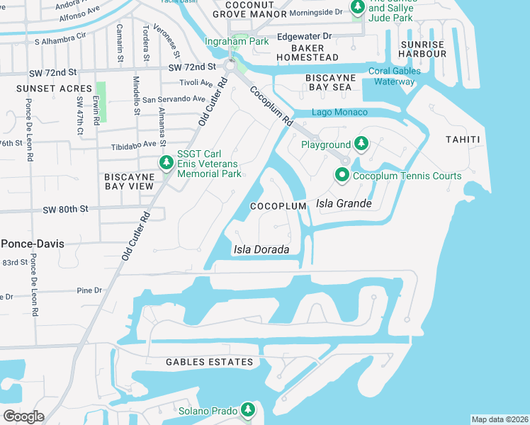map of restaurants, bars, coffee shops, grocery stores, and more near 330 Dolias Court in Coral Gables