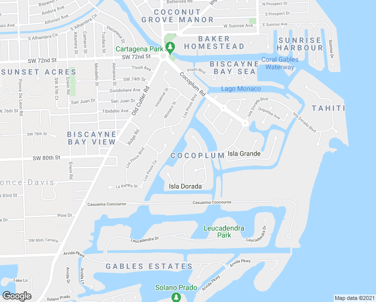 map of restaurants, bars, coffee shops, grocery stores, and more near 330 Dolias Court in Coral Gables