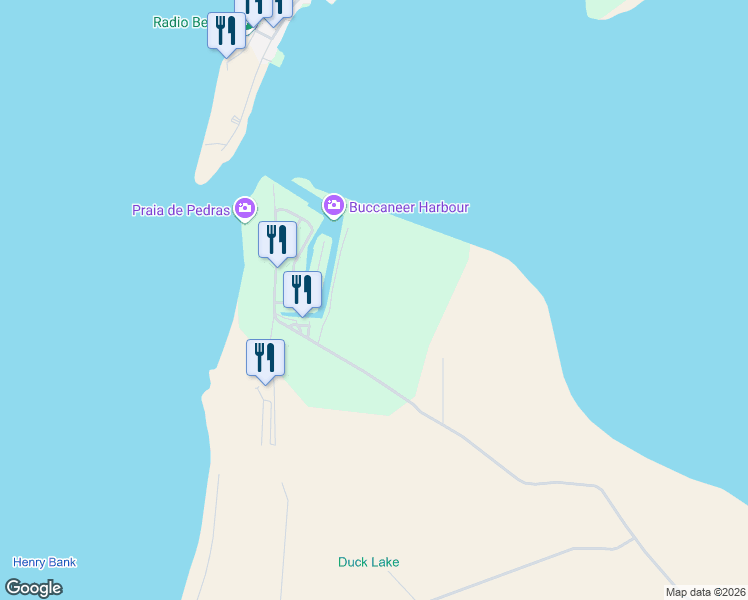 map of restaurants, bars, coffee shops, grocery stores, and more near in Alice Town