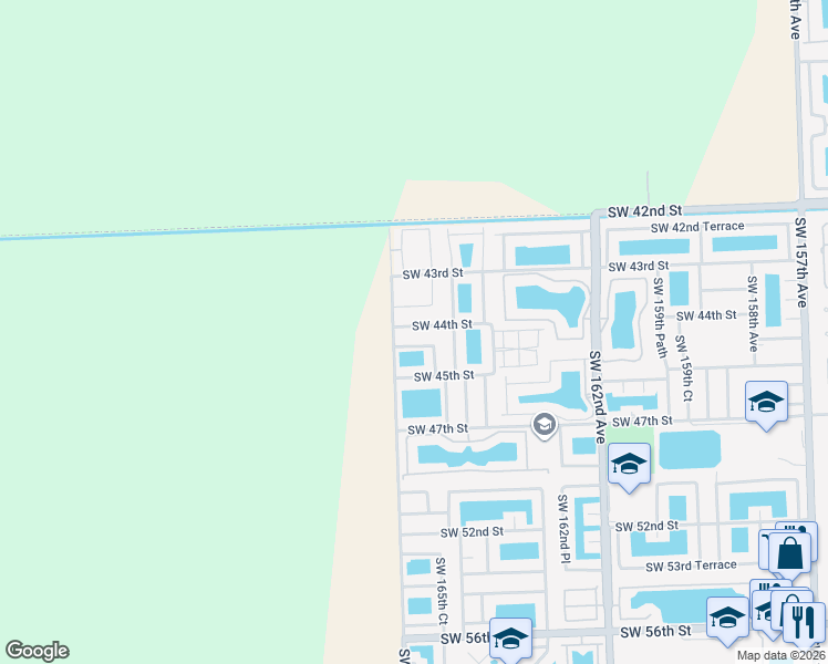 map of restaurants, bars, coffee shops, grocery stores, and more near in Miami-Dade County